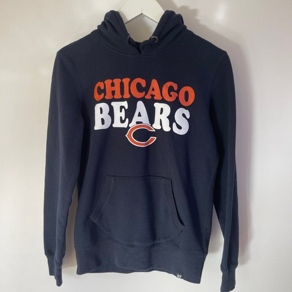 Kids Unisex Small '47 Brand Hoodie in Navy - Picture 1 of 8